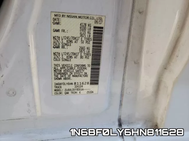 1N6BF0LY6HN811628 фото 2