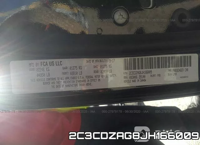 2C3CDZAG8JH166009 фото 10