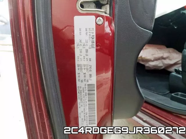 2C4RDGEG9JR360272 фото 2