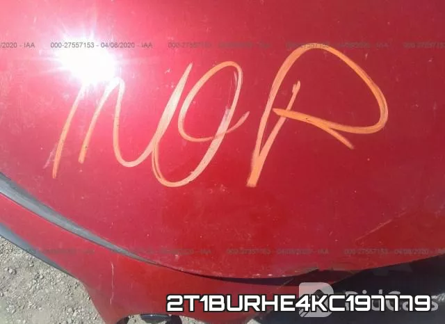 2T1BURHE4KC197779 фото 2