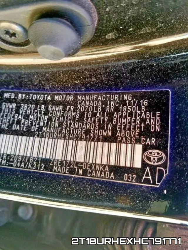2T1BURHEXHC791771 фото 2