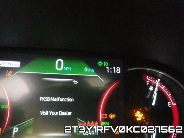 2T3Y1RFV0KC027562 фото 9