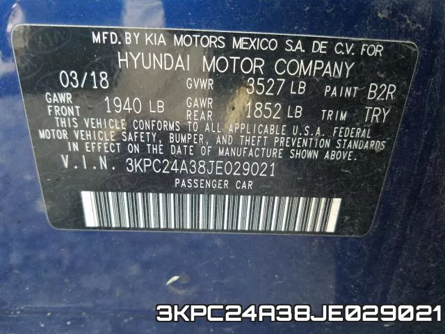 3KPC24A38JE029021 фото 2