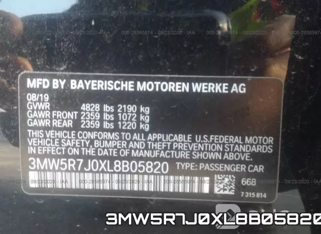 3MW5R7J0XL8B05820 фото 10