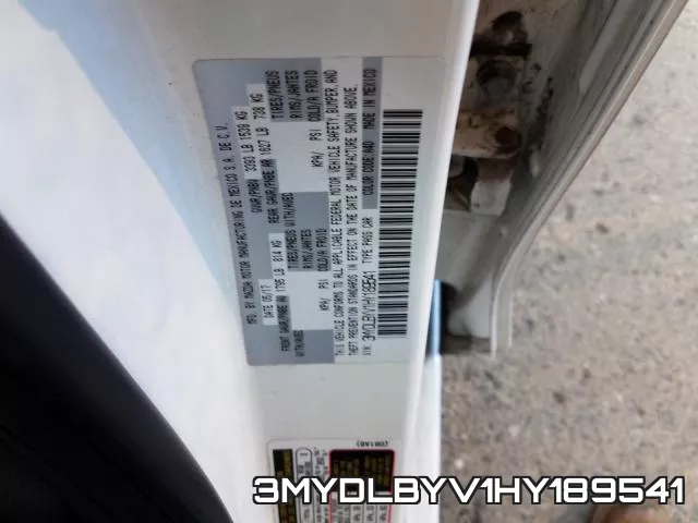 3MYDLBYV1HY189541 фото 2