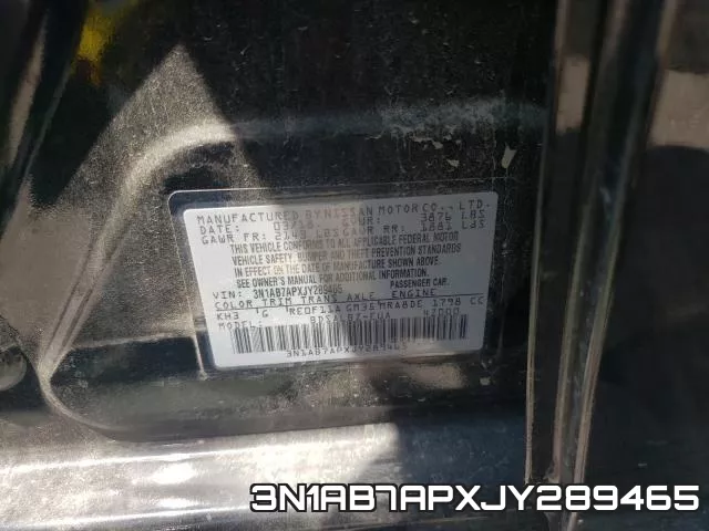 3N1AB7APXJY289465 фото 2