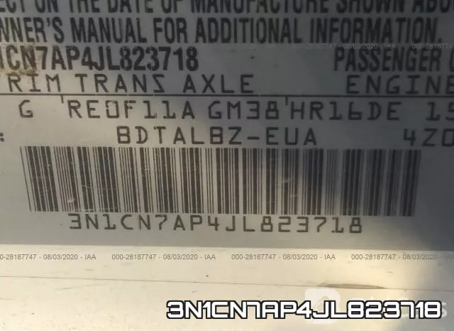 3N1CN7AP4JL823718 фото 10