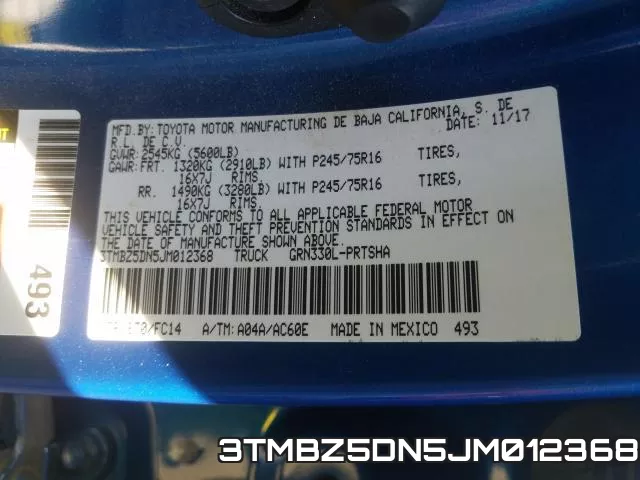 3TMBZ5DN5JM012368 фото 2