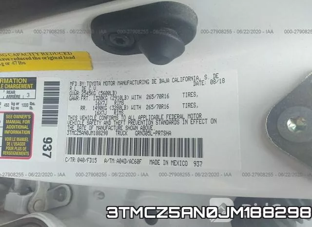 3TMCZ5AN0JM188298 фото 10