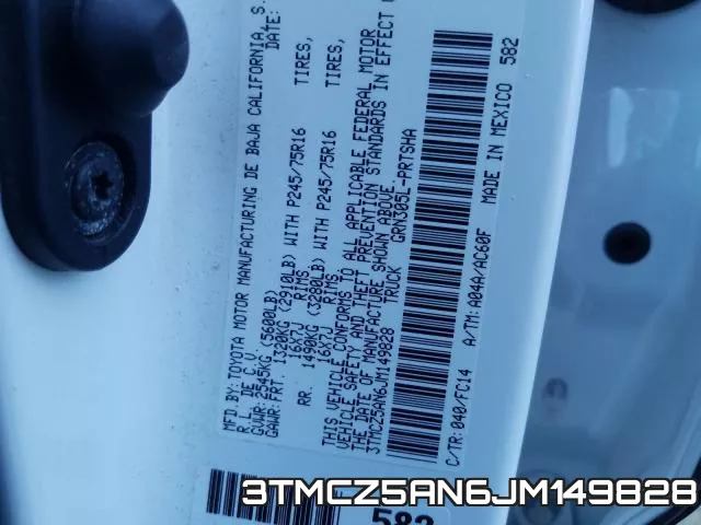 3TMCZ5AN6JM149828 фото 2