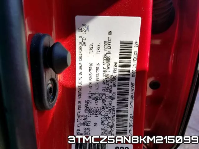 3TMCZ5AN8KM215099 фото 2