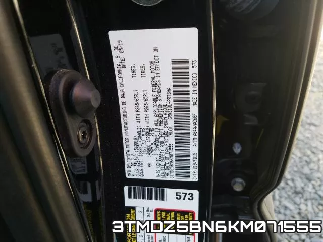 3TMDZ5BN6KM071555 фото 2