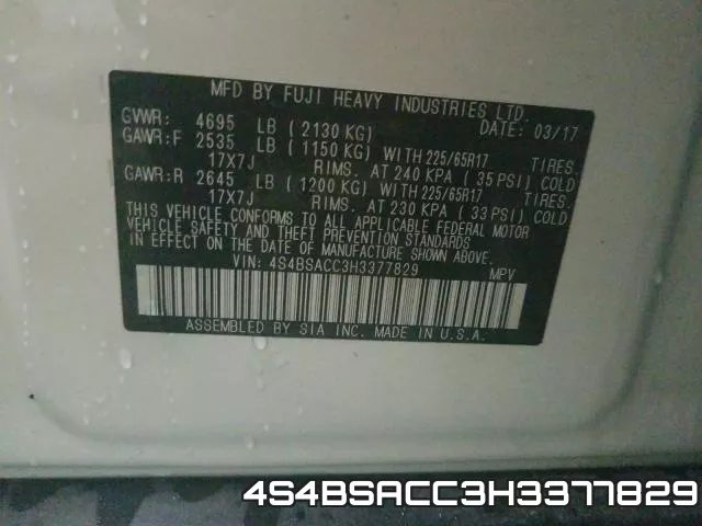 4S4BSACC3H3377829 фото 2