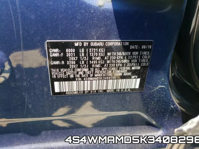 4S4WMAMD5K3408296 фото 2