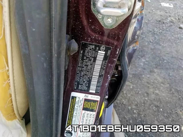 4T1BD1EB5HU059350 фото 2