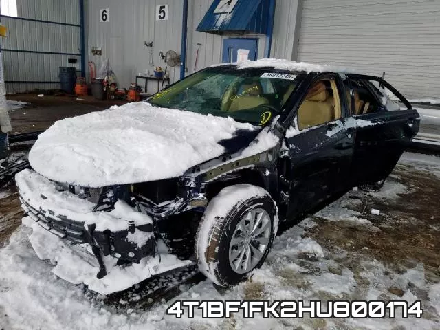 4T1BF1FK2HU800174 фото 3