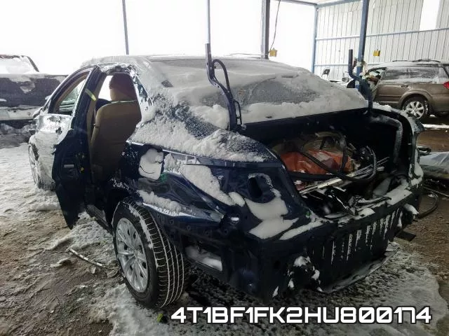 4T1BF1FK2HU800174 фото 4