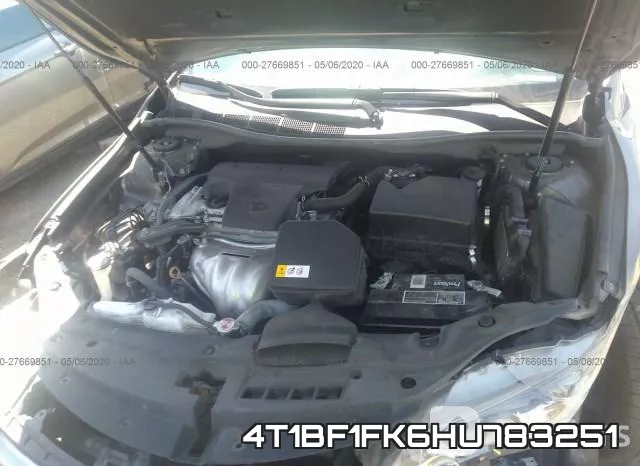 4T1BF1FK6HU783251 фото 2