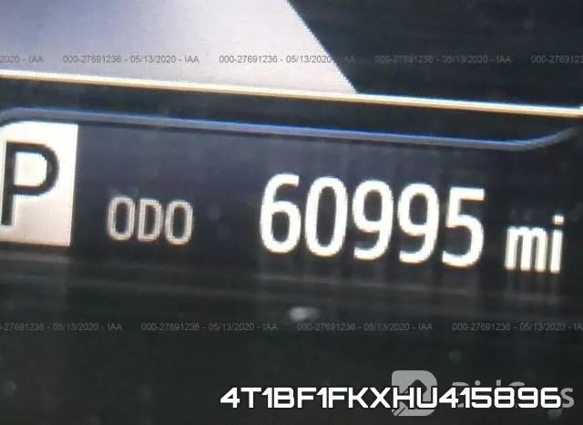 4T1BF1FKXHU415896 фото 8
