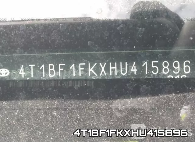 4T1BF1FKXHU415896 фото 10