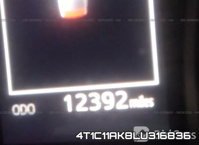 4T1C11AK8LU316836 фото 8