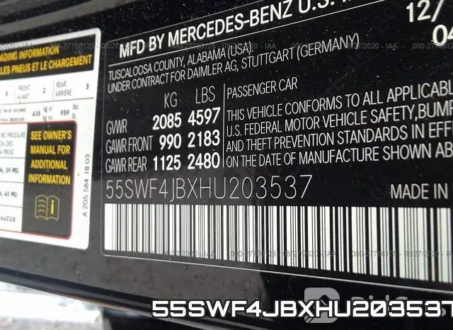 55SWF4JBXHU203537 фото 10