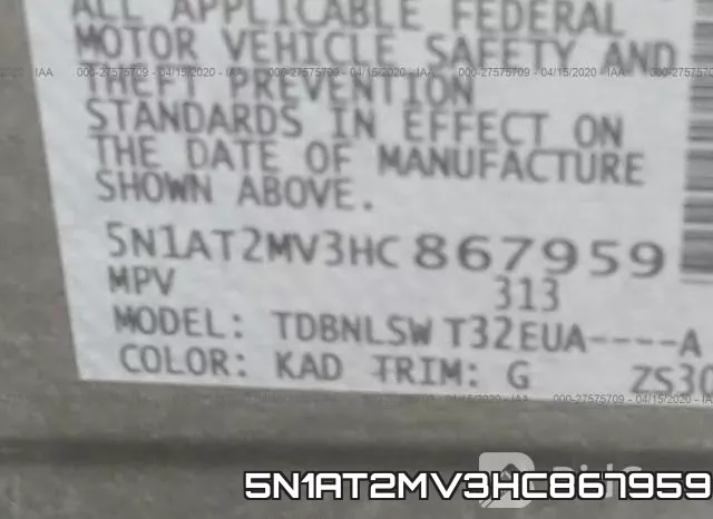 5N1AT2MV3HC867959 фото 10