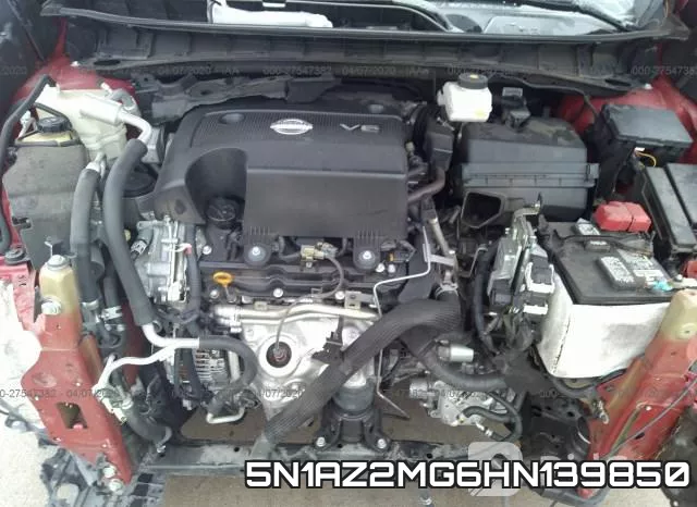 5N1AZ2MG6HN139850 фото 2