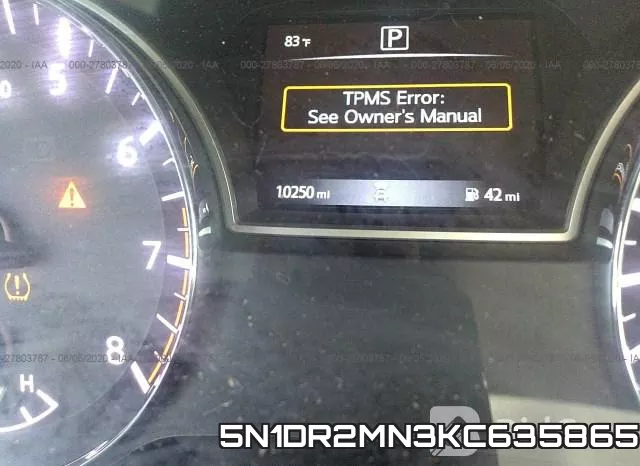 5N1DR2MN3KC635865 фото 8