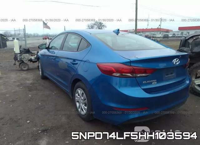5NPD74LF5HH103594 фото 4