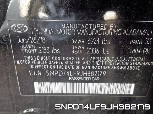 5NPD74LF9JH382179 фото 2