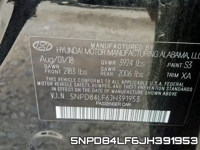 5NPD84LF6JH391953 фото 2