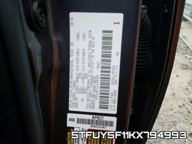 5TFUY5F11KX794993 фото 2