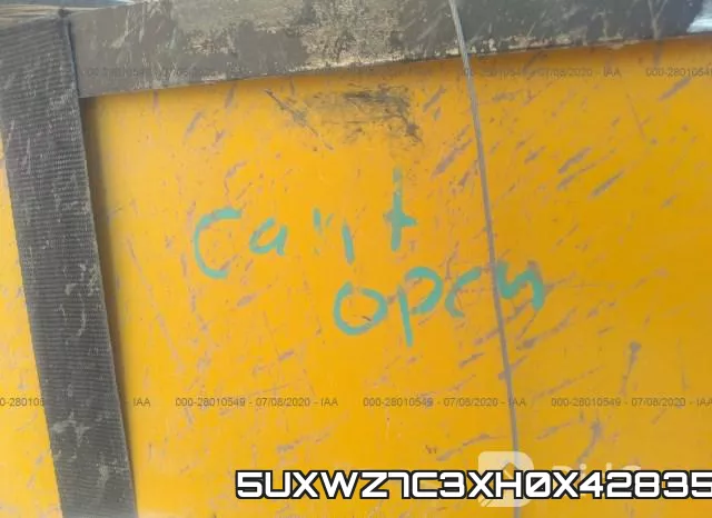 5UXWZ7C3XH0X42835 фото 2