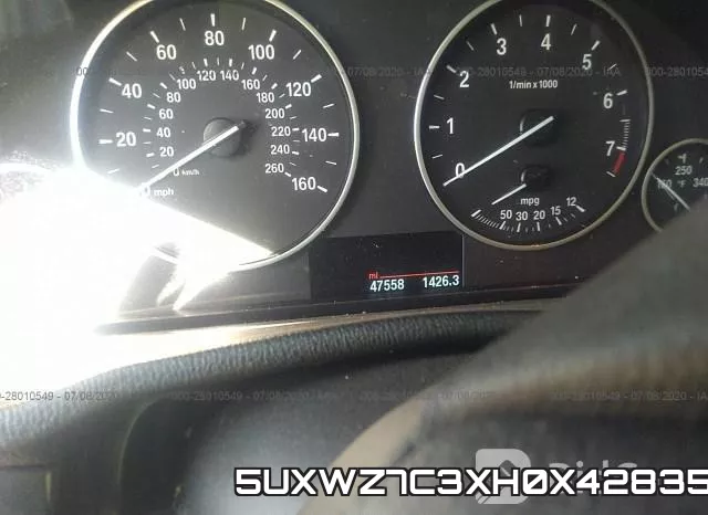 5UXWZ7C3XH0X42835 фото 8