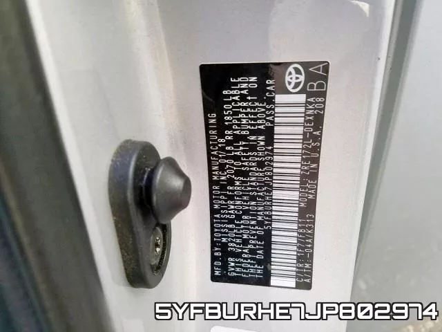 5YFBURHE7JP802974 фото 2