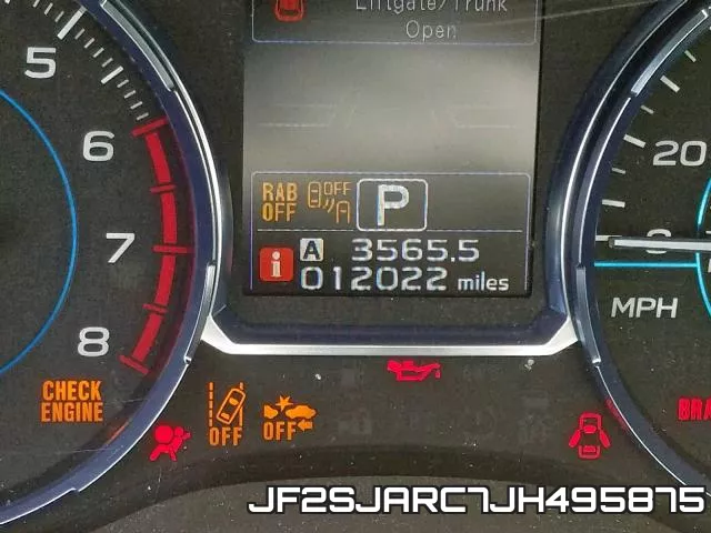 JF2SJARC7JH495875 фото 9