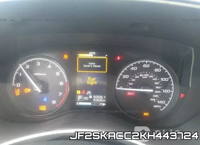 JF2SKACC2KH443724 фото 8