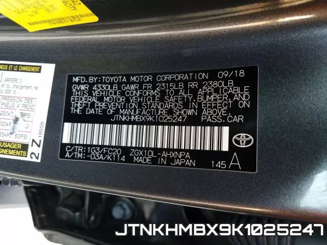 JTNKHMBX9K1025247 фото 2