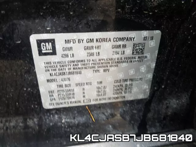 KL4CJASB7JB681840 фото 2