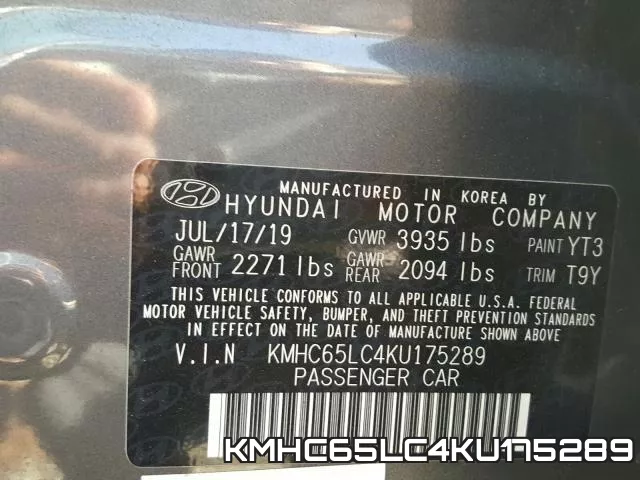 KMHC65LC4KU175289 фото 2