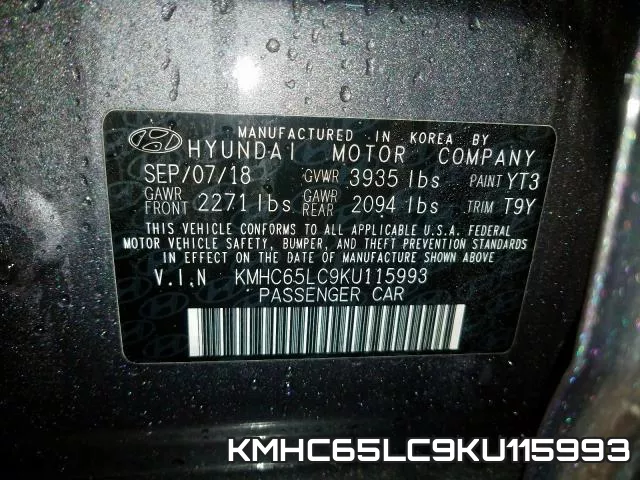 KMHC65LC9KU115993 фото 2