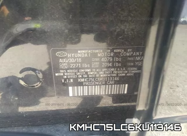 KMHC75LC6KU113146 фото 10