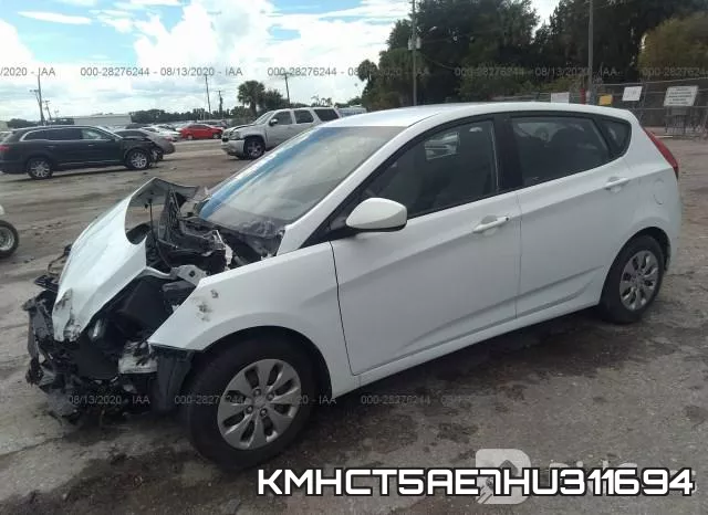 KMHCT5AE7HU311694 фото 3