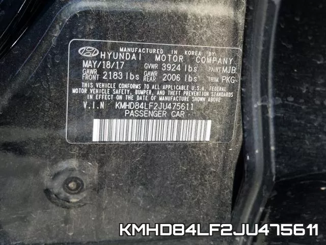 KMHD84LF2JU475611 фото 2