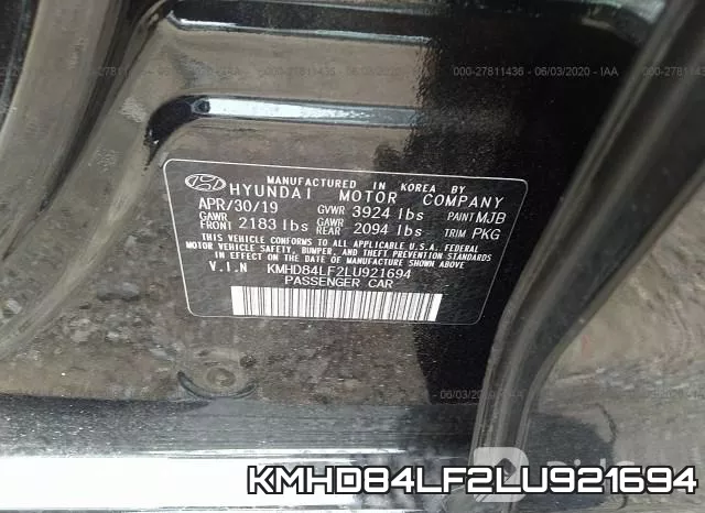 KMHD84LF2LU921694 фото 10