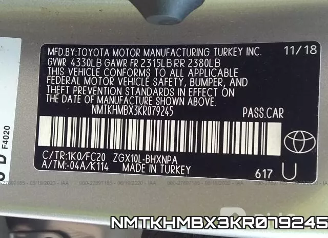 NMTKHMBX3KR079245 фото 10