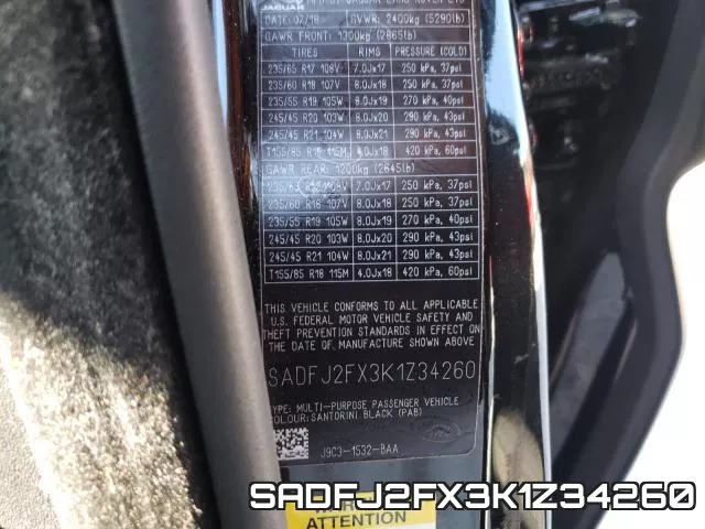 SADFJ2FX3K1Z34260 фото 2