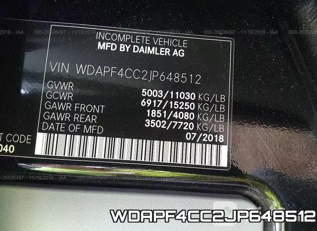WDAPF4CC2JP648512 фото 10