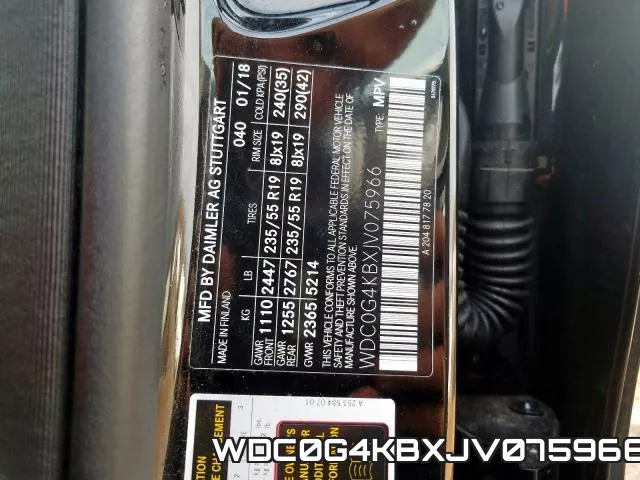 WDC0G4KBXJV075966 фото 2